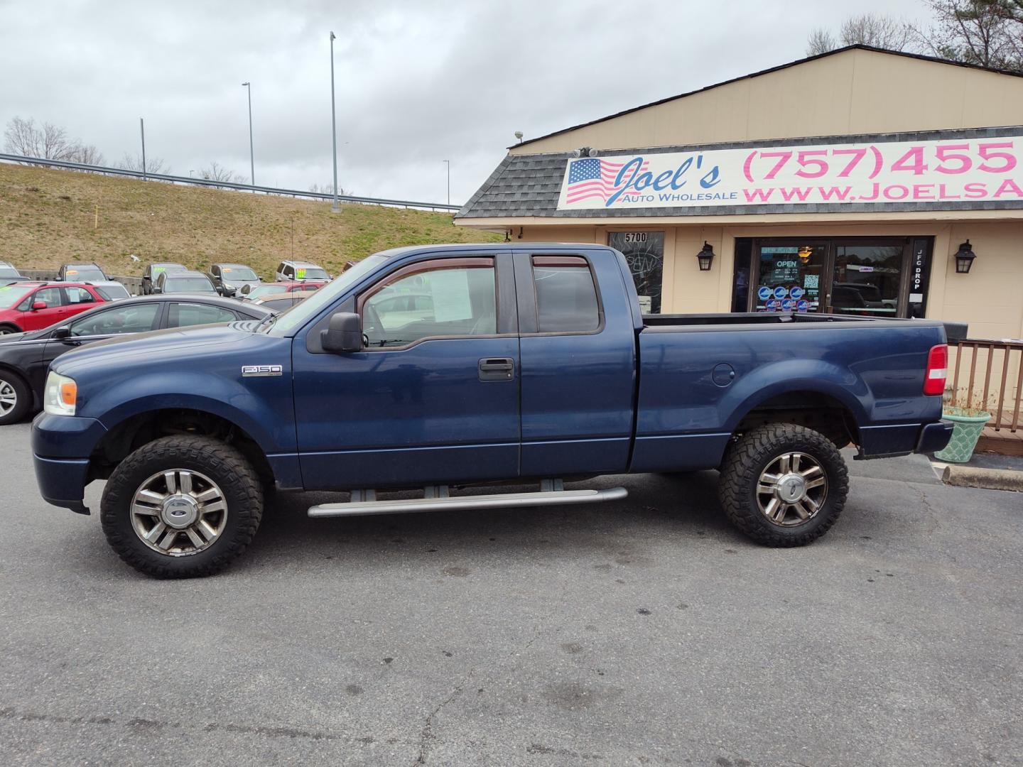 2007 Blue Ford F-150 (1FTRX14W57F) , Automatic transmission, located at 5700 Curlew Drive, Norfolk, VA, 23502, (757) 455-6330, 36.841885, -76.209412 - Photo#7